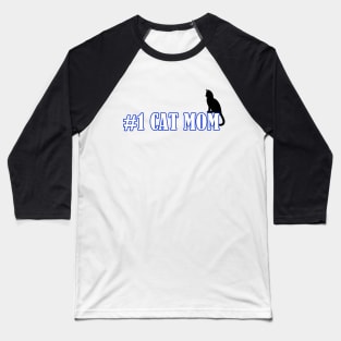 Best Cat Mom Baseball T-Shirt